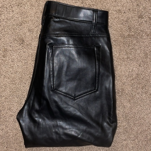 A&F Vegan Leather Pants - Picture 3 of 3